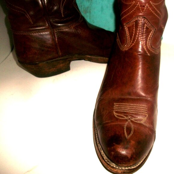 Vintage 1977 Stewart Boot Co Tucson, Az Handmade Western Boots 13D $1200 READ! - Picture 3 of 12